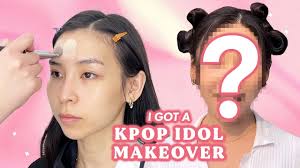k pop makeup artist does my makeup