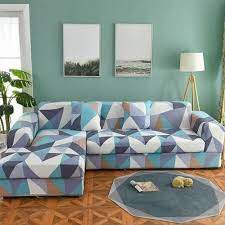 1 Set Geometric Couch Cover Elastic