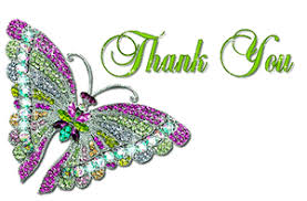 Image result for thank you flowers glitter
