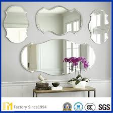 sgs wave shaped mirror glass