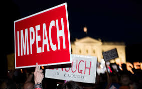 To bring formal charges against (a. When Trump Is Tweeting Racist Attacks On Progressive Democratic Women It S Time To Impeach The Nation