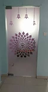Pooja Room Glass Door