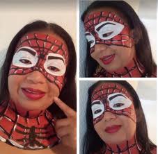 spiderman makeup artistry inspired