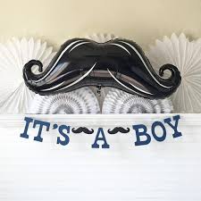 Maybe you would like to learn more about one of these? It S A Boy Banner Mustache Balloon 5 Inch Letters Mustache Baby Shower Decorations Little Man Theme Decorations Blue Boy Sign Garland By Fresh Lemon Blossoms Catch My Party