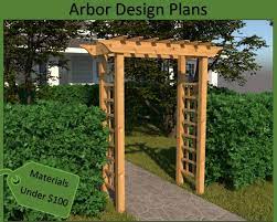 Arbor Trellis Design Plans