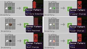 how to get banner patterns in minecraft