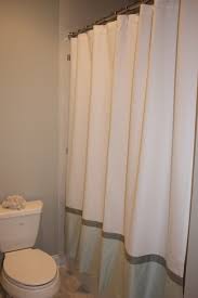 two tone shower curtain transitional