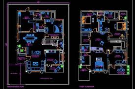 Autocad 2d Floor Plan Building Plans
