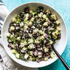black bean cucumber salad