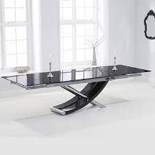Chanelle Glass Extendable Dining Table