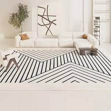 black stripes carpet rug mat