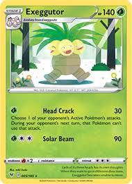 exeggutor voltage tcg card