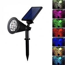 Solar 7 Led Garden Projector Colour