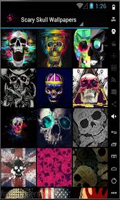 free scary skull hd wallpapers apk