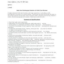 How To Write A Nanny Resume Objective Sample Daycare Good