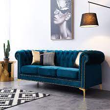chesterfiled velvet sofa set xf1126
