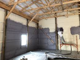 This process is also appropriate for the ceiling surface. Pole Barn Spray Foam Services