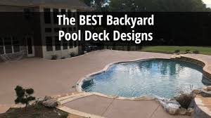 Backyard Pool Deck Designs Encore