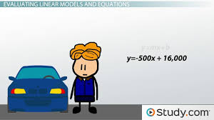 linear model equation examples in