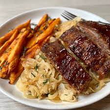 tender oven baked pork ribs with