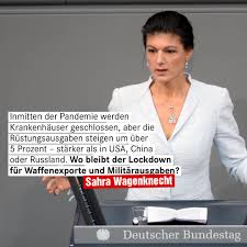 She is known for being a politician. Sahra Wagenknecht Photos Facebook