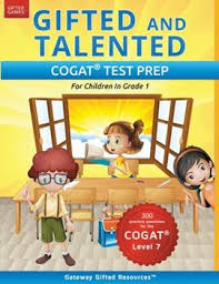 talented cogat test prep book