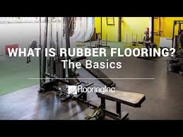 what is rubber flooring the basics