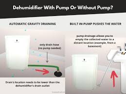 dehumidifier with pump vs without pump