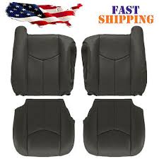 2500 Leather Seat Cover Dark Gray