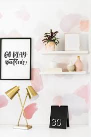 chic pink and gold office decor get