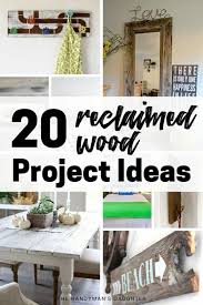 20 Easy Reclaimed Wood Projects The