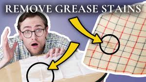 the right ways to remove grease stains