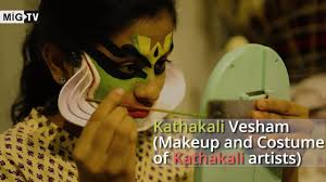 kathakali vesham makeup and costume of