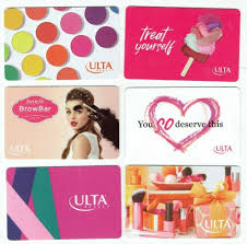 ulta gift card lot of 6 lot c