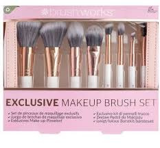 brushworks exclusive makeup brush set