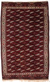 antique turkmen turkoman yamut rug