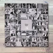 Diamond Effect Personalised Collage Wall Canvas With Swarovski Crystals