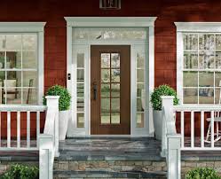 exterior woodgrain fiberglass doors