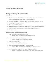 Construction Safety Plan Template Free Word Documents