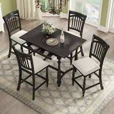 5 Piece Dining Table Set Counter Height