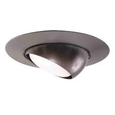 Halo 6 In Tuscan Bronze Recessed Ceiling Light Trim With Adjustable Eyeball 78tbz The Home Depot