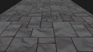 stylized tileable stone floor texture