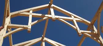 hammer beam truss feature roof