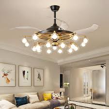 Invisible Ceiling Fan Light Modern