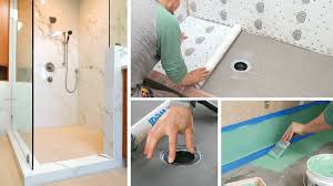 three ways to waterproof tile showers