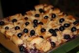 blueberry bagel bread pudding