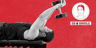 lying dumbbell triceps extension