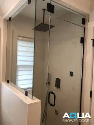 Clear Glass In Line Shower Door