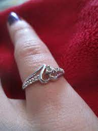 shadora sterling silver heart ring
