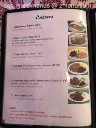 menu of evas polish kitchen